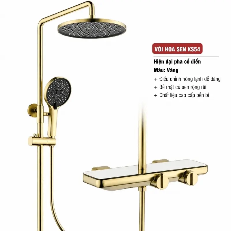 Vòi sen tắm hiện đại KS54